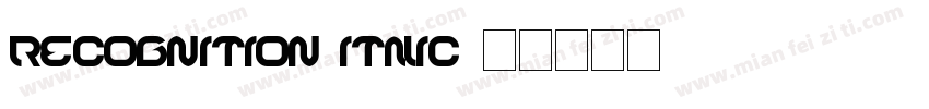 Recognition Italic字体转换